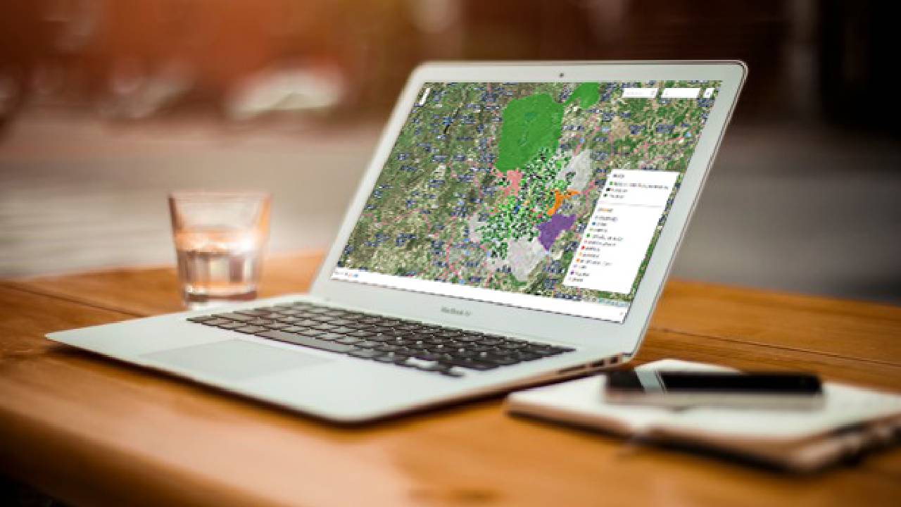 El mapa-web elavorado con la plataforma CARTO muestra la representación de las fuentes en el municipio de Madrid